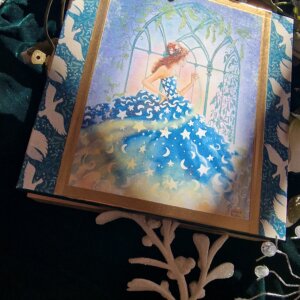 PUZZLE  DE 500 PIECES EN COFFRET "LA PRINCESSE SUR UN POIS"